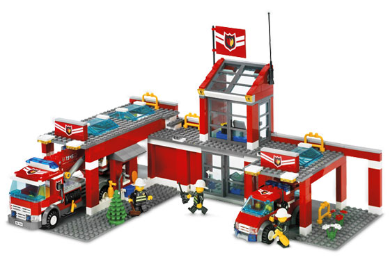 Klocki LEGO Remiza Strażacka