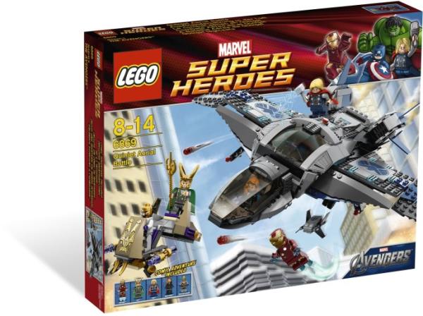 LEGO Quinjet i Powietrzne Starcie