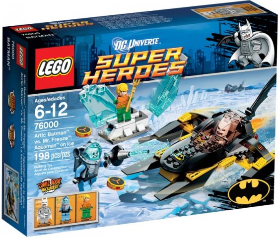 LEGO Arctic Batman vs. Mr Freeze : Aquaman na Lodzie