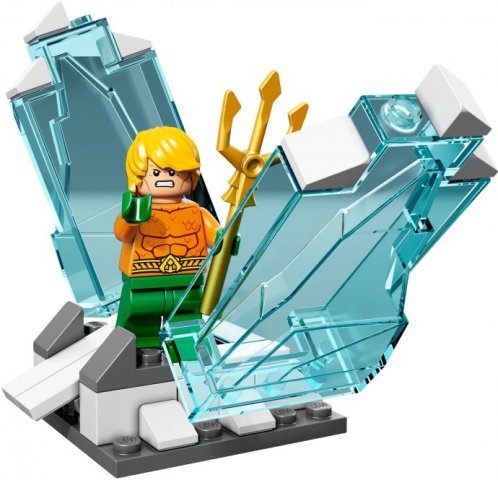 Klocki LEGO Arctic Batman vs. Mr Freeze : Aquaman na Lodzie