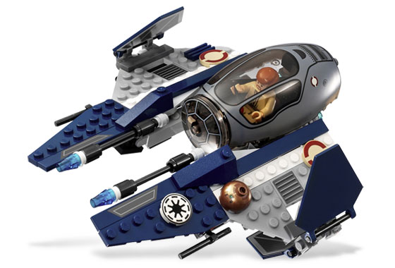 Klocki LEGO Jedi Starfighter with Hyperdrive Booster Ring