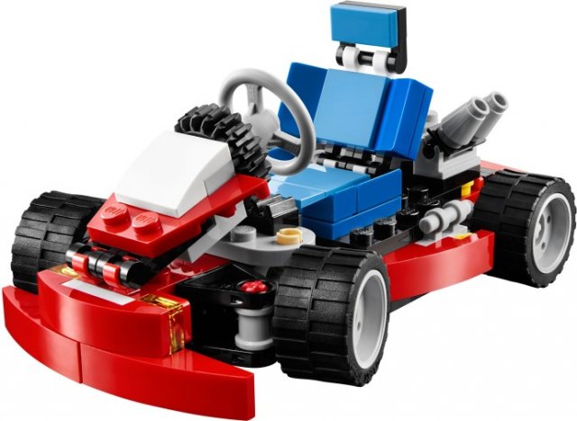 Klocki LEGO Czerwony Gokart