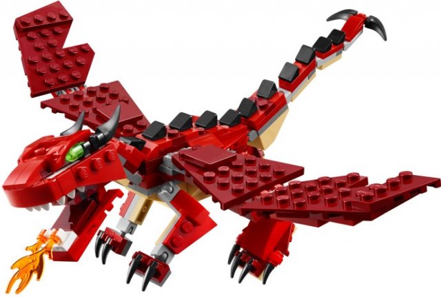 Klocki LEGO Czerwone Stworzenia