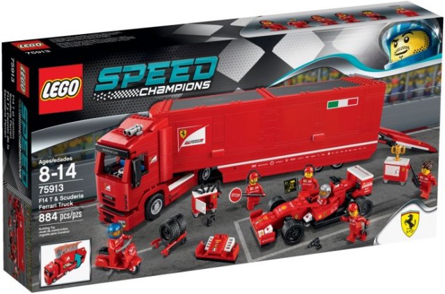 LEGO Ciężarówka F14 T & Scuderia Ferrari