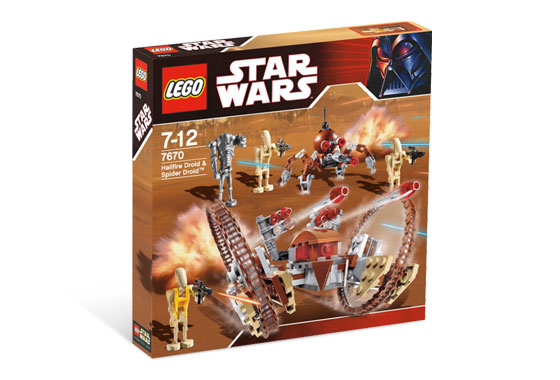 LEGO Hailfire Droid & Spider Droid