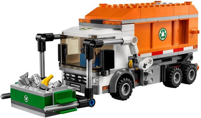 Klocki LEGO Śmieciarka