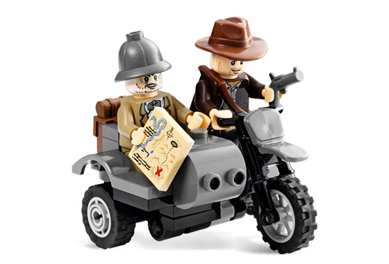 Klocki LEGO Wyścig Motocyklowy Indiana Jones