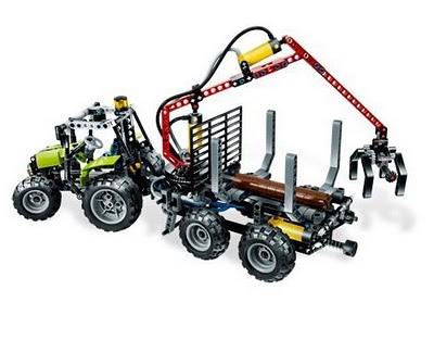 Klocki LEGO Traktor z Ładowarką