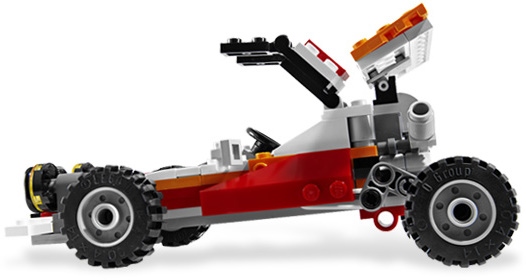 Klocki LEGO Pustynny Samochód Terenowy 3w1